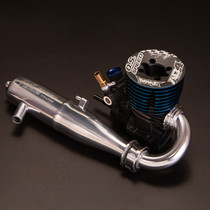 O.S. Speed B21 Adam Drake Edition 4 .21 Off Road Racing Engine Combo with TB02 EFRA2089 Pipe