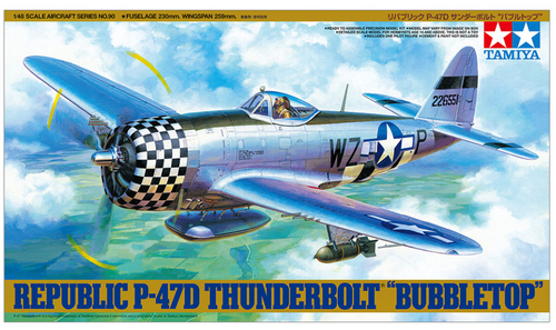 Tamiya 61090 1/48 P-47D Thunderbolt Bubbletop
