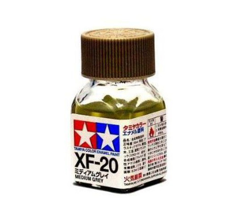XF-20 Tamiya 10ml Enamel Paint: Medium Grey