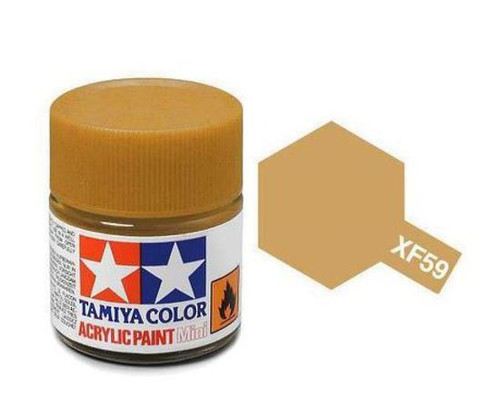 XF59 Tamiya 10ml Acrylic Paint: Desert Yellow