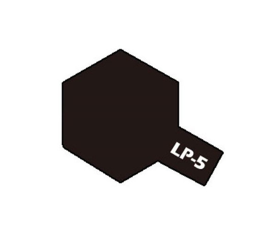 LP-5 Tamiya 10ml Lacquer Paint: Semi Gloss Black