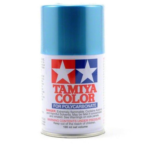 PS-49 Tamiya 100ml Polycarbonate Spray Paint: Sky Blue Anodized Aluminum