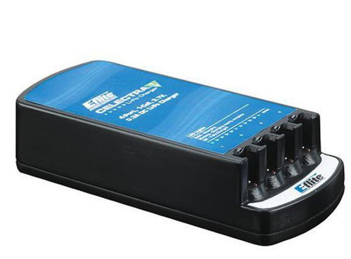 E-flite EFLC1004 Celectra 4-Port 1S 3.7V 0.3A DC Li-Po Battery Charger
