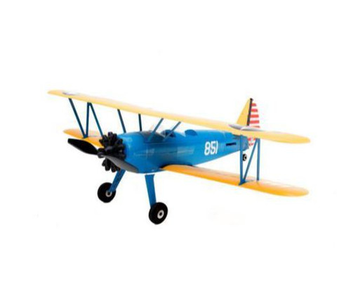 E-Flite EFLU3080 UMX PT-17 BNF RC Plane with AS3X Technology