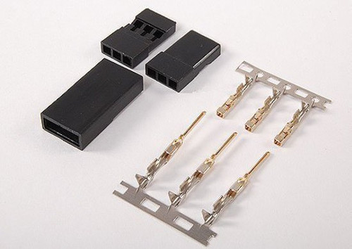JR/Spektrum Servo Terminals Gold Plated 1 Pair