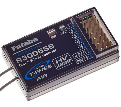 Futaba 3006SB 2.4GHz 6 Channel T-FHSS S BUS2 Telemetry Receiver