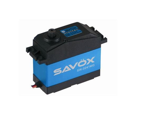 Savox SW-0241MG HV Large Scale 1/5th Waterproof Digital Servo 40Kg, 0.17sec