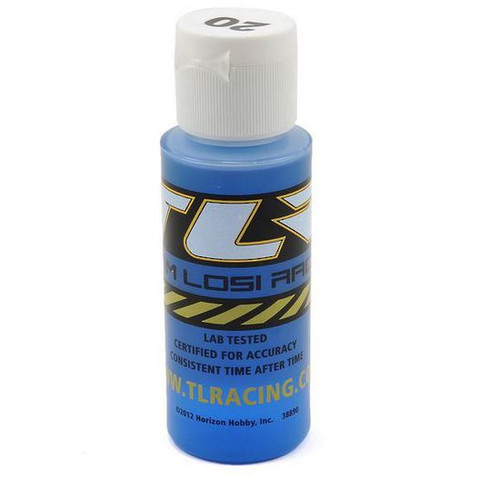 Team Losi TLR74002 Certified Silicone Shock Oil 2oz: 20wt