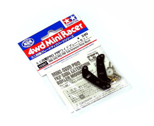 Tamiya 15357 Mini 4WD Pro MS Chassis FRP Side Extension Roller Mount