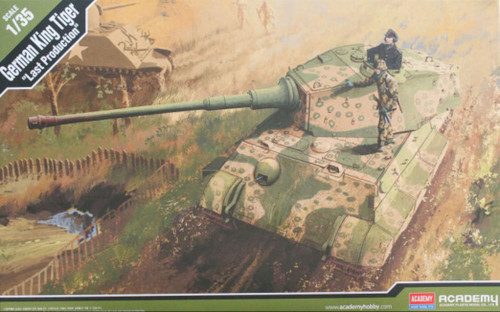 Academy 1/35 King Tiger - Last Productn Plastic Model Military kitset
