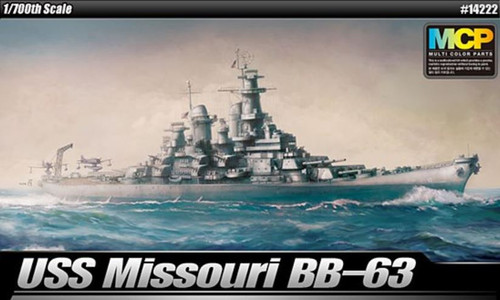Academy 1/700 USS Missouri MCP Model Kit