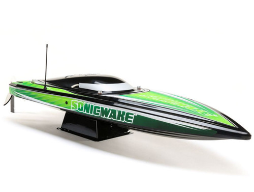 Pro Boat PRB08032T2 Sonicwake 36" Self-Righting Brushless Deep-V RTR RC Boat, Black