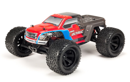 ARRMA Granite Voltage 2WD MEGA 1/10 MT RTR Red/Black with Savox MG Servo,Batt/ Charger included!