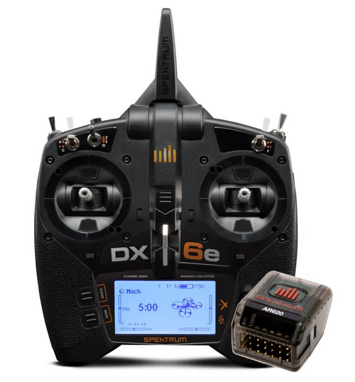 Spektrum DX6e 6-Channel DSMX Transmitter w/ AR620
