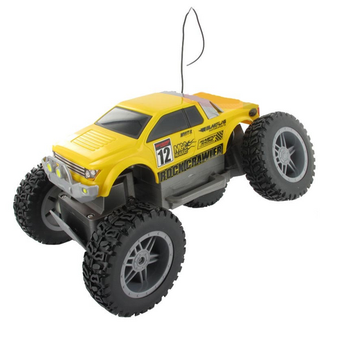 Maisto R/C Rock Crawler Junior 4WD Vehicle Yellow