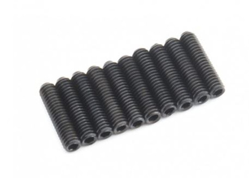 Hardened Steel M4x20mm Grub Screw Set 10pcs