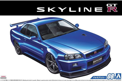 Aoshima 05159 1/24 Nissan BNR34 Skyline GT-R V-Spec