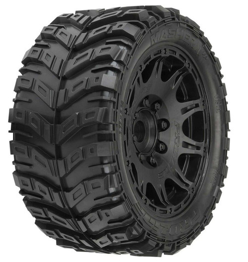 Pro-Line Masher X HP Belted Tyres 5.7" Mounted on Raid Wheels F/R