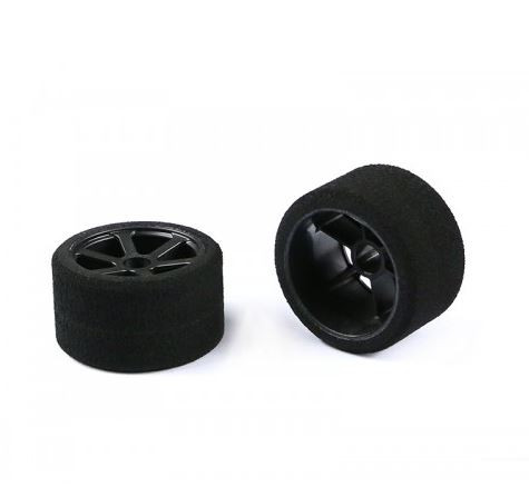 Arrowmax 1/12 Foam Tyre Rim Front 40 Shore Carbon 2Pcs