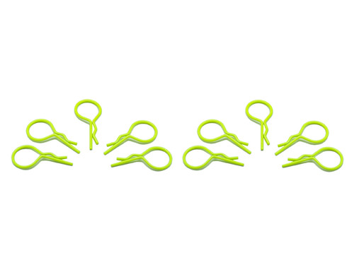 Arrowmax Big Body Clip 1/10 - Fluorescent Yellow 10Pcs