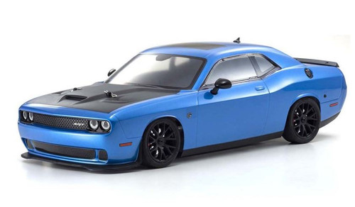 Kyosho 1/10 Scale EP RS 4WD FAZER Mk2 FZ02L 2015 Dodge Challenger SRT Hellcat B5 Blue RTR
