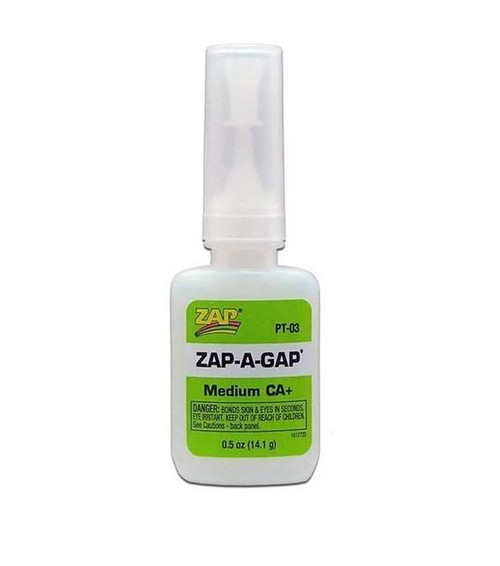 ZAP PT03 CA Medium Glue 1/2 oz. (14.1g)