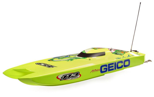 Pro Boat Miss GEICO Zelos 36" Twin Brushless Catamaran V2 RTR
