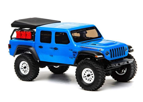Axial 1/24 SCX24 Jeep JT Gladiator 4WD Rock Crawler Brushed RTR Blue