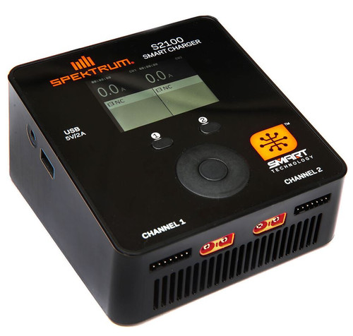 Spektrum S2100 Smart Dual Channel AC Charger 2x100W
