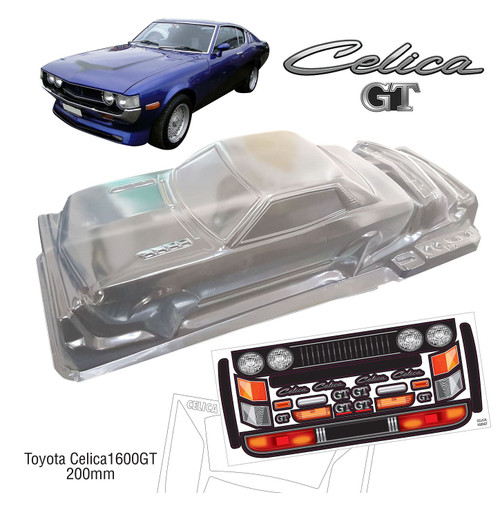 Team C Racing 1/10 Toyota Celica 1600 GT Clear Body Set