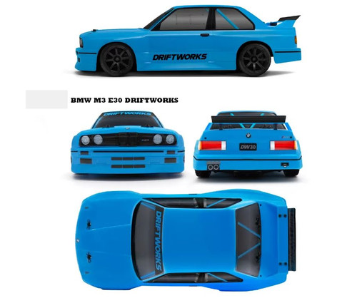 HPI pro4シャーシ・BMW M3ボディ付き HPI Sport 3 Drift BMW E30 Driftworks 1/10 RTR 4WD Drift Car