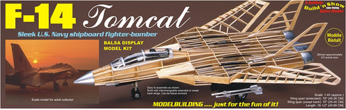 Guillows 1402 Grumman F-14A Tomcat Model Balsa Kit