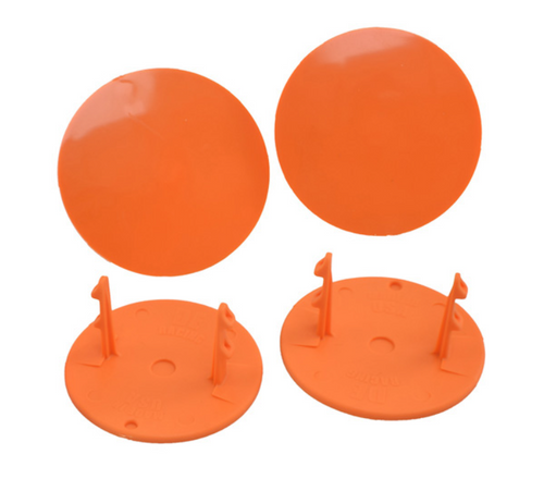 DE Racing DER-GMP-O Gambler Snap-In Mud Plugs/Orange