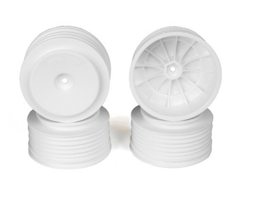 DE Racing DER-PS4-LW Speedline Plus SC Wheels for TLR 22SCT - TEN-SCTE / TEKNO SCT410 / WHITE / 4pcs