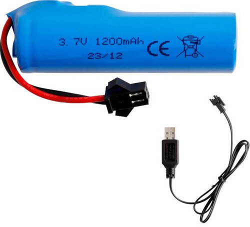 RCH Li-Ion 3.7V 18650 1200mAh Rechargable Battery w/USB Charger