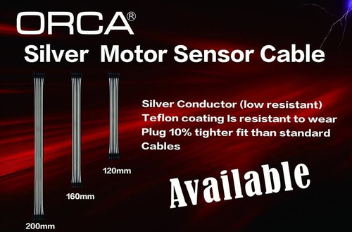 Orca 160mm Teflon Silver Sensor Motor Wire
