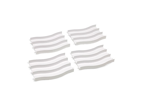 Tamiya 69575 Mini 4WD Japan Cup Junior Circuit Wave 4Pcs White