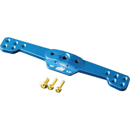 DualSKy Dual Servo Arm Pull-Pull Blue Aluminium 101.6mm 25T Futaba