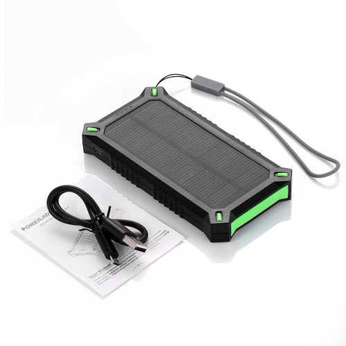 PowerAdd Apollo 3 8000mAh Solar USB Battery Charger Power Bank