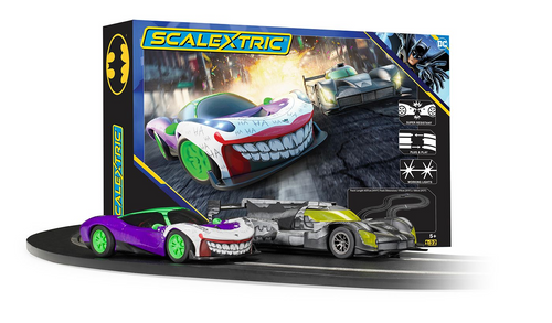 Scalextric C1438 Batman vs Joker Battle of Arkham Set