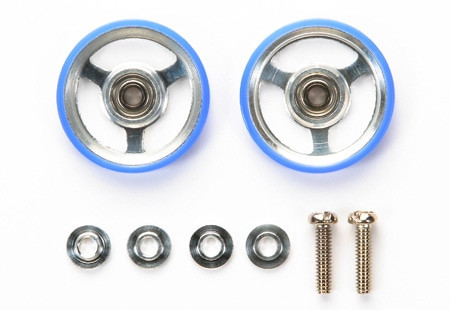 Tamiya 15449 17mm Aluminum Rollers w/Plastic Rings