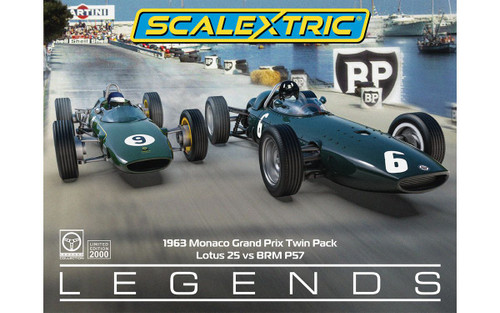 Scalextric C4580A 1963 Monaco Grand Prix Limited Edition Twin Car Pack