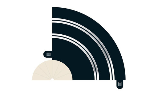Scalextric C8201 Radius 1 Hairpin Curve 90¬∞ 2Pcs