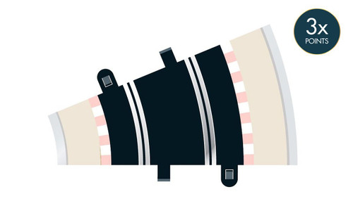 Scalextric C8234 Radius 2 Curve 22.5¬∞ 2Pcs