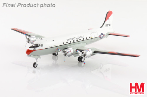 HobbyMaster HL2025 1/200 Douglas DC4 C-54Q Skymaster 56501, US Navy Test Pilot School 1973