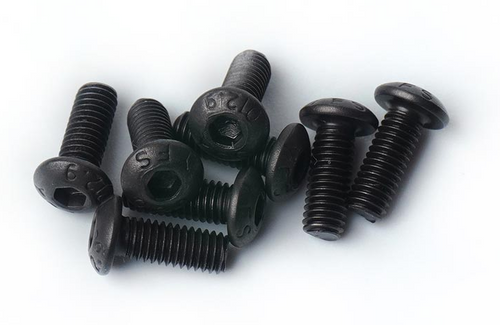 Koswork 3x8mm Button Head Hex Hardened Steel Countersunk Screw 8Pcs