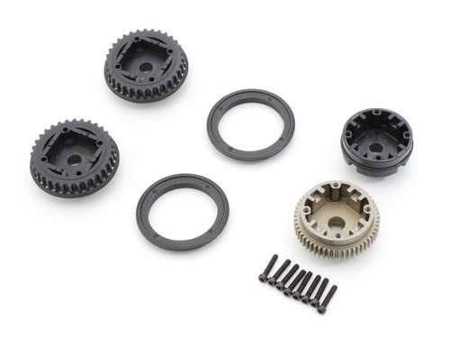 Kyosho OT256B Optima-Mid Diff Gear Case ＆Pulley Set