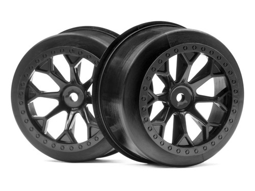HPI Racing 116521 8-Shot SC Wheel 4.5mm Offset Black/2Pcs