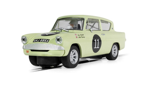 Scalextric C4617 Ford Anglia 105e Theo Paphitis