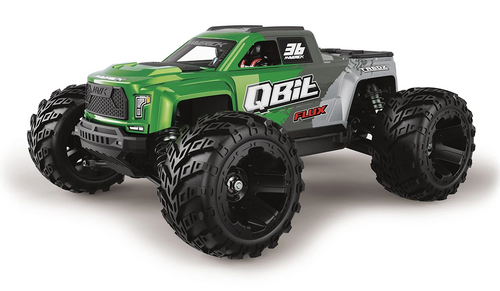 Maverick 1/16 QBit Flux Brushless Monster Truck RTR Green w/Battery & Charger